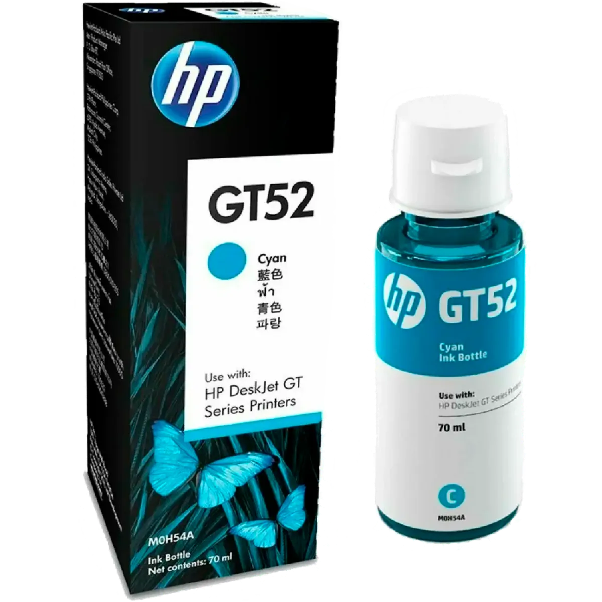 Чернила GT52 (Cyan) для струйных принтеров HP InkTank / SmartTank