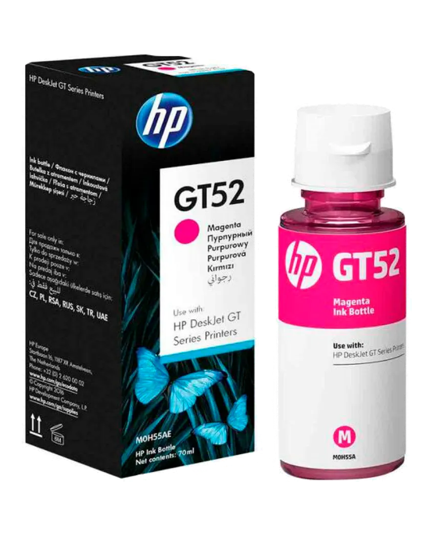 Чернила HP GT52 (Magenta) для струйных принтеров HP InkTank / SmartTank
