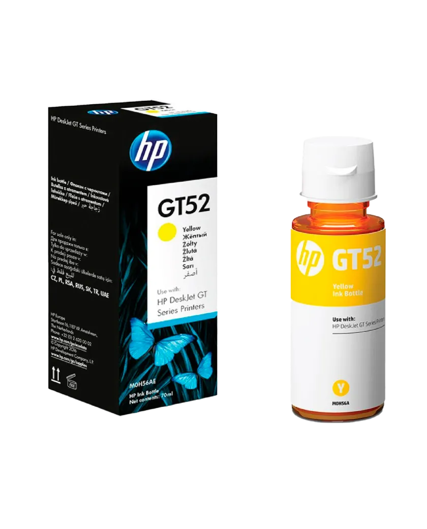 Чернила HP GT52 (Yellow) для струйных принтеров HP InkTank / SmartTank