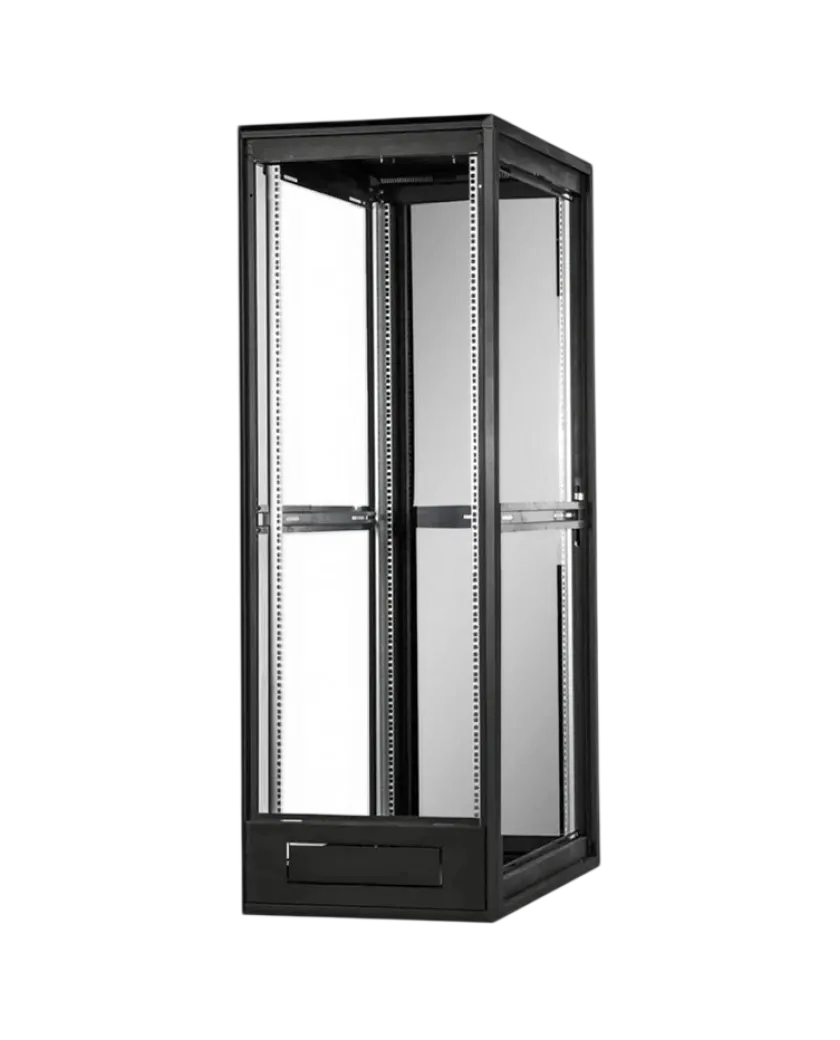 PIXIETECH -Шкаф напольный 42U 600*800*2000 Coler Fan 4 с термиостатом, Шнур Питания Schuko