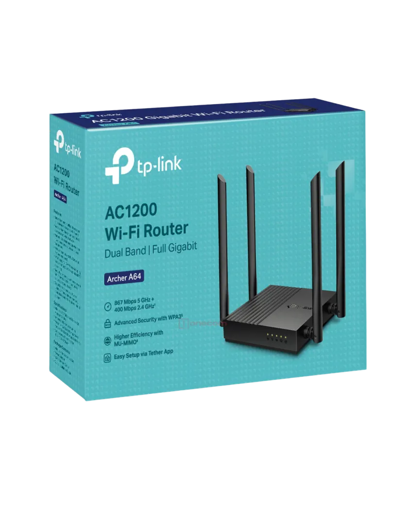 TP-Link Archer A64 / AC1200 Двухдиапазонный гигабитный роутер Wi-Fi