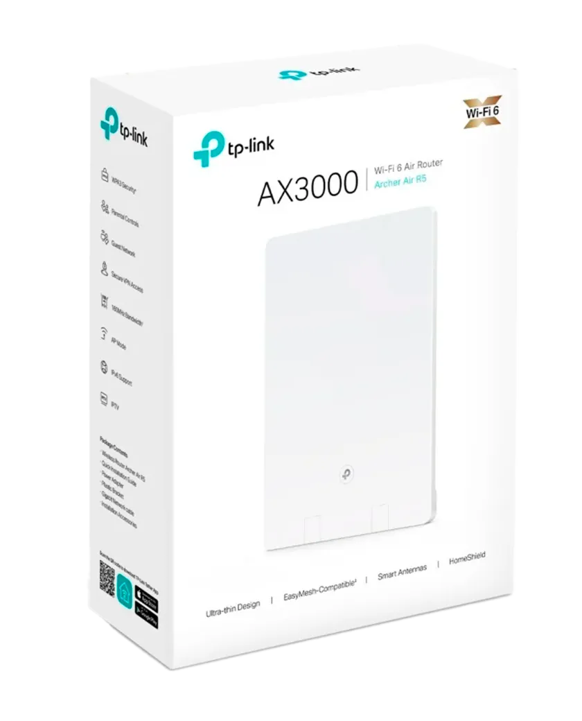 TP-Link Archer Air R5 / AX3000 Беспроводной двухдиапазонный гигабитный Mesh-маршрутизатор Wi-Fi 6