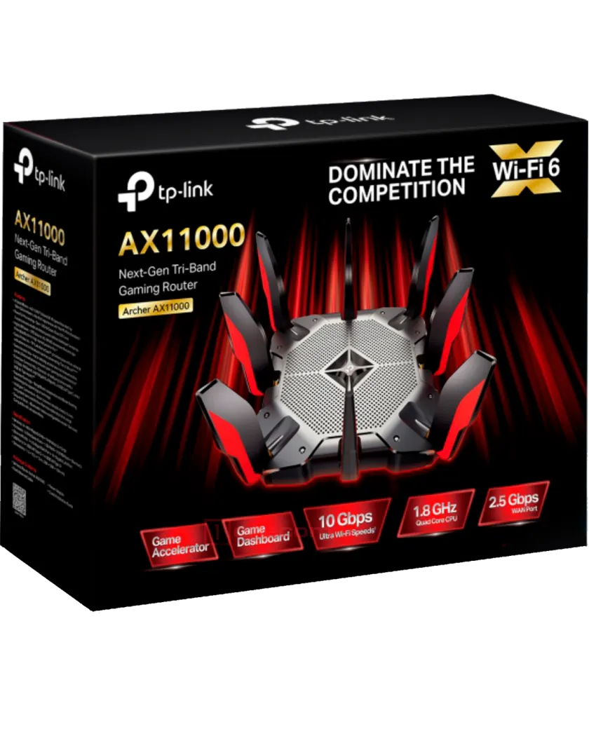 TP-Link Archer AX11000 / AX11000 Игровой трехдиапазонный маршрутизатор Wi‑Fi 6