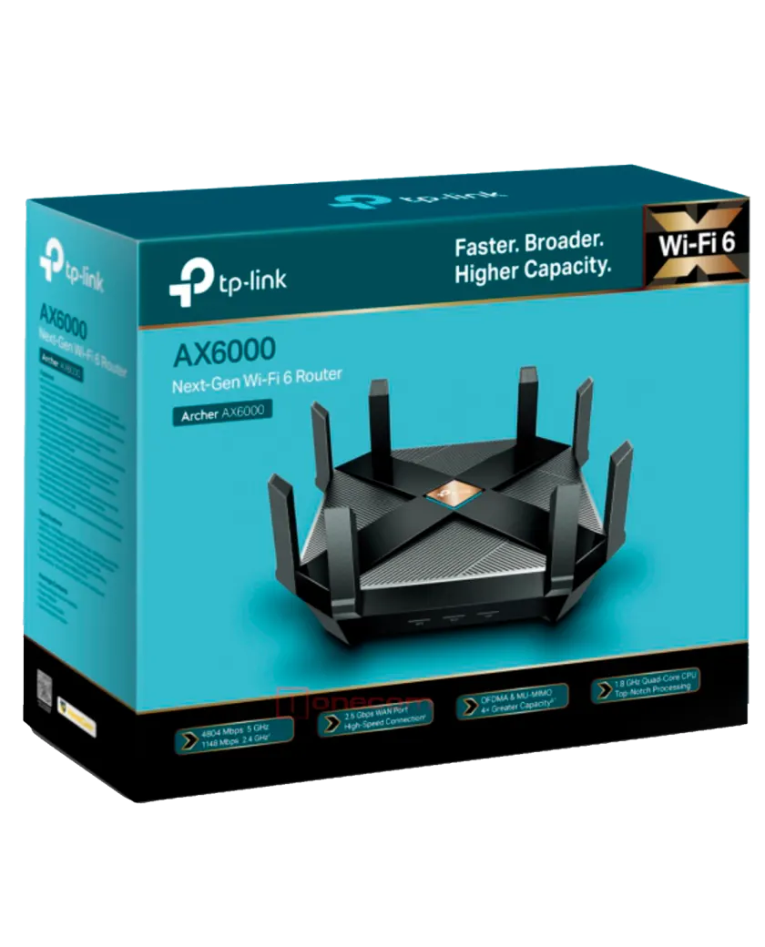 TP-Link Archer AX6000 / AX6000 Беспроводной двухдиапазонный маршрутизатор Wi-Fi 6