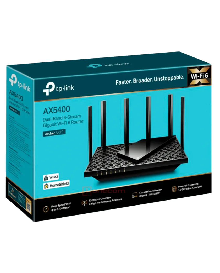 TP-Link Archer AX73 / AX5400 Беспроводной двухдиапазонный маршрутизатор Wi-Fi 6