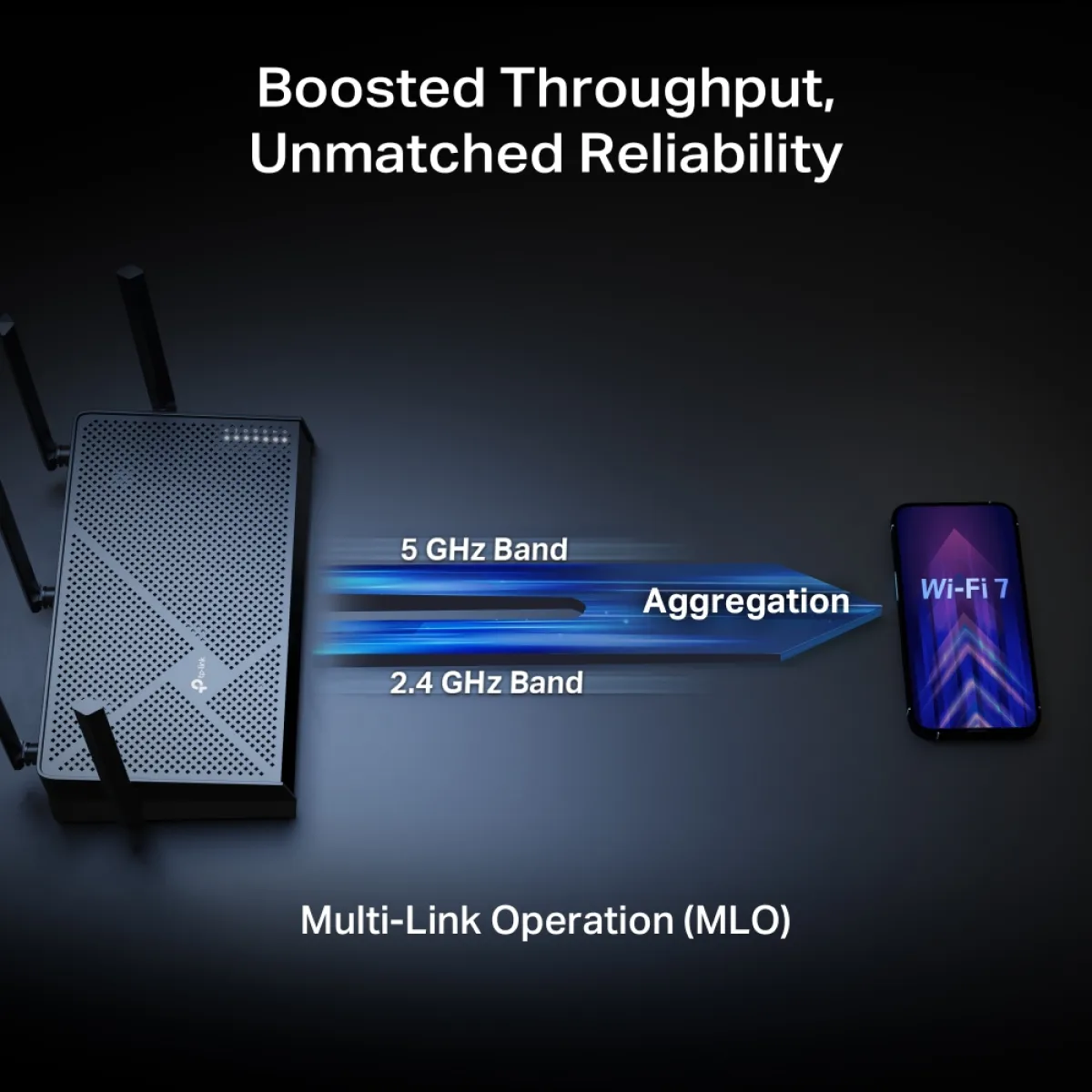 TP-Link Archer BE260 / BE5000 Двухдиапазонный роутер Wi-Fi 7