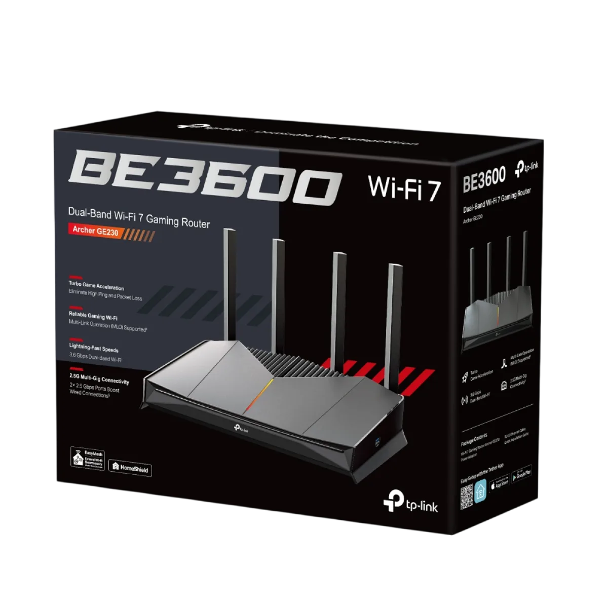TP-Link Archer GE230 / BE3600 Игровой роутер Wi-Fi 7