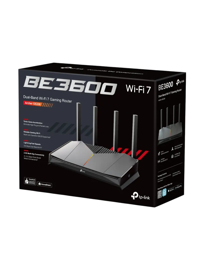 TP-Link Archer GE230 / BE3600 Игровой роутер Wi-Fi 7