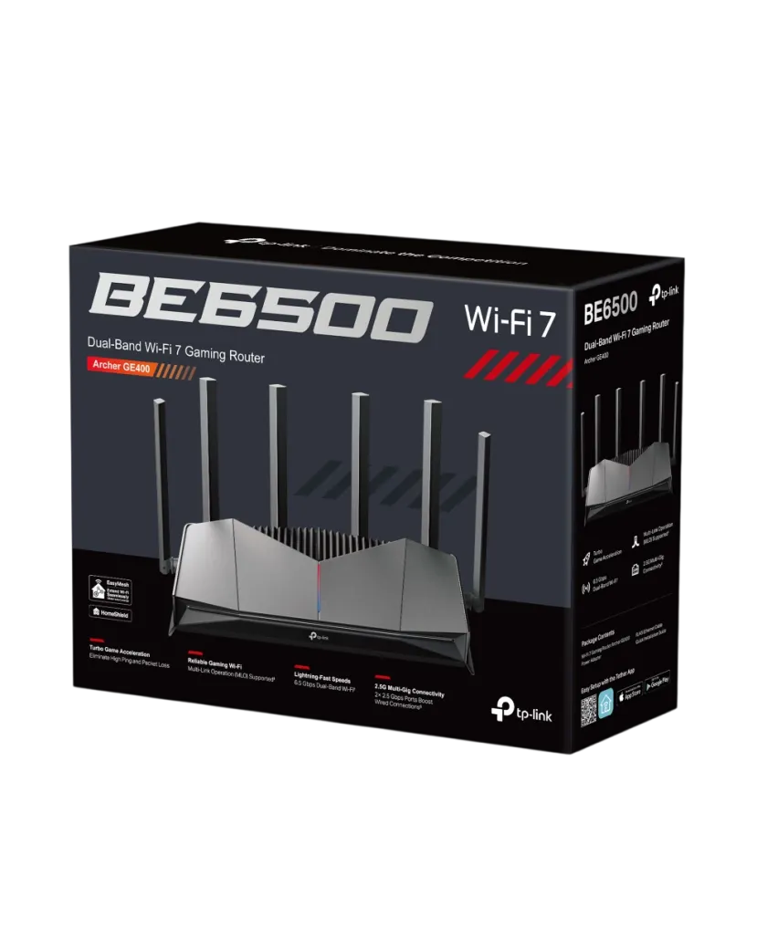 TP-Link Archer GE400 / BE6500 Игровой роутер Wi-Fi 7