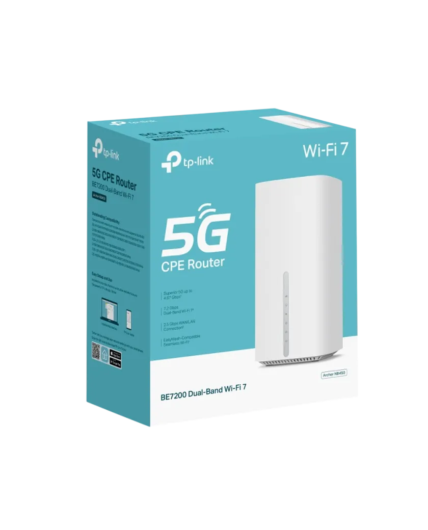 TP-Link Archer NB450 / BE7200 Беспроводной 5G-роутер Wi-Fi 7