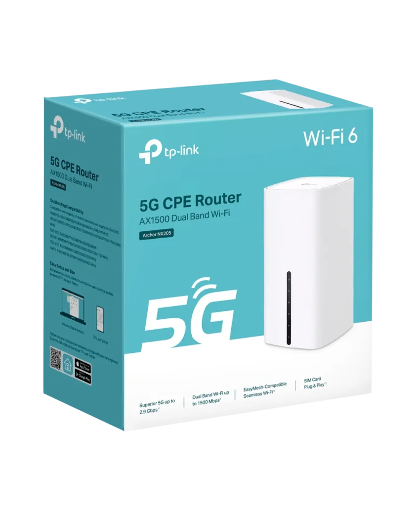 TP-Link Archer NX205 / AX1500 Гигабитный 5G-роутер Wi-Fi 6