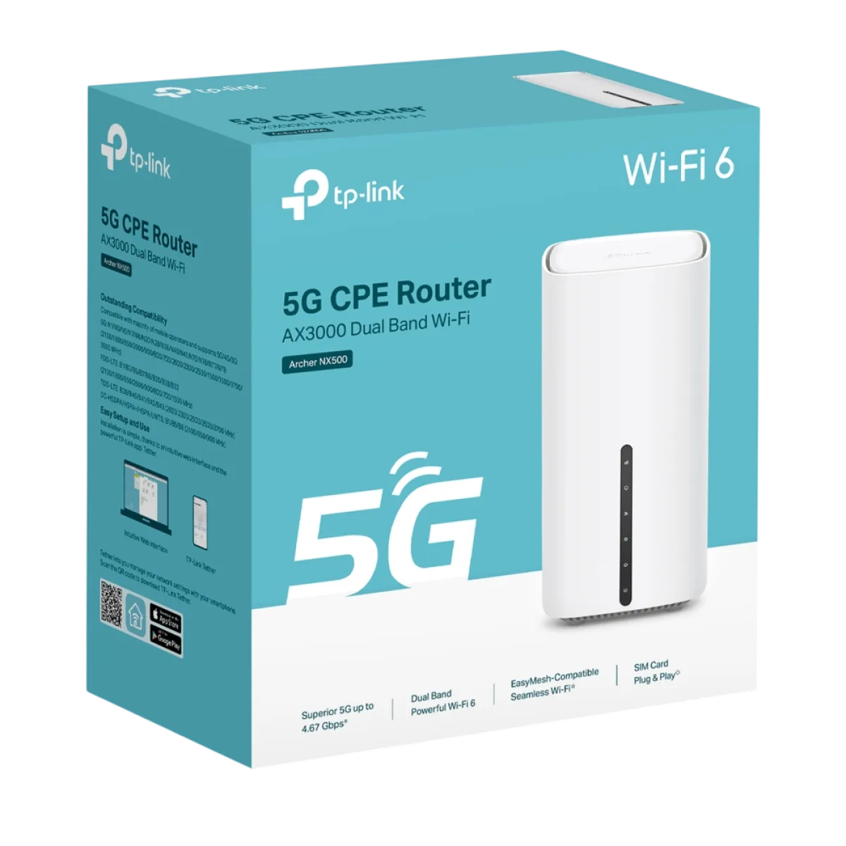 TP-Link Archer NX500 / AX3000 Гигабитный 5G-роутер Wi-Fi 6