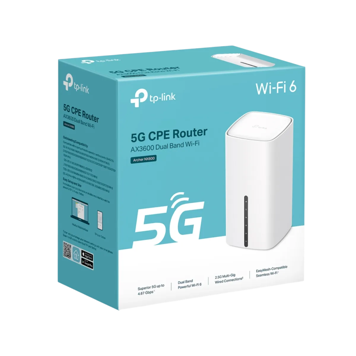 TP-Link Archer NX600 / AX3600 Гигабитный 5G-роутер Wi-Fi 6