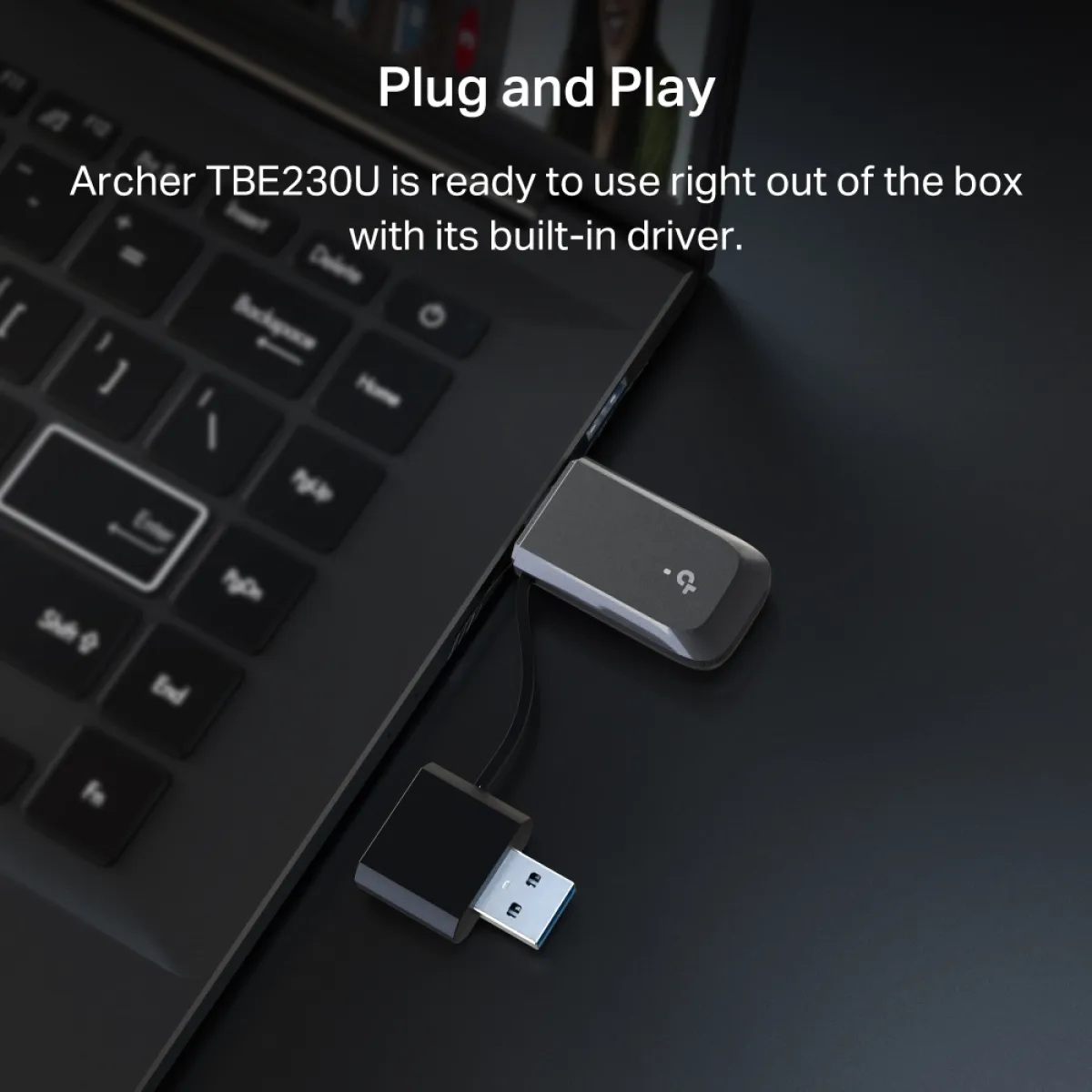 TP-Link Archer TBE230U / BE3600 Двухдиапазонный USB-адаптер Wi-Fi 7