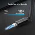 TP-Link Archer TBE400U Plus / BE6500 Трёхдиапазонный USB-адаптер Wi-Fi 7 с антенной