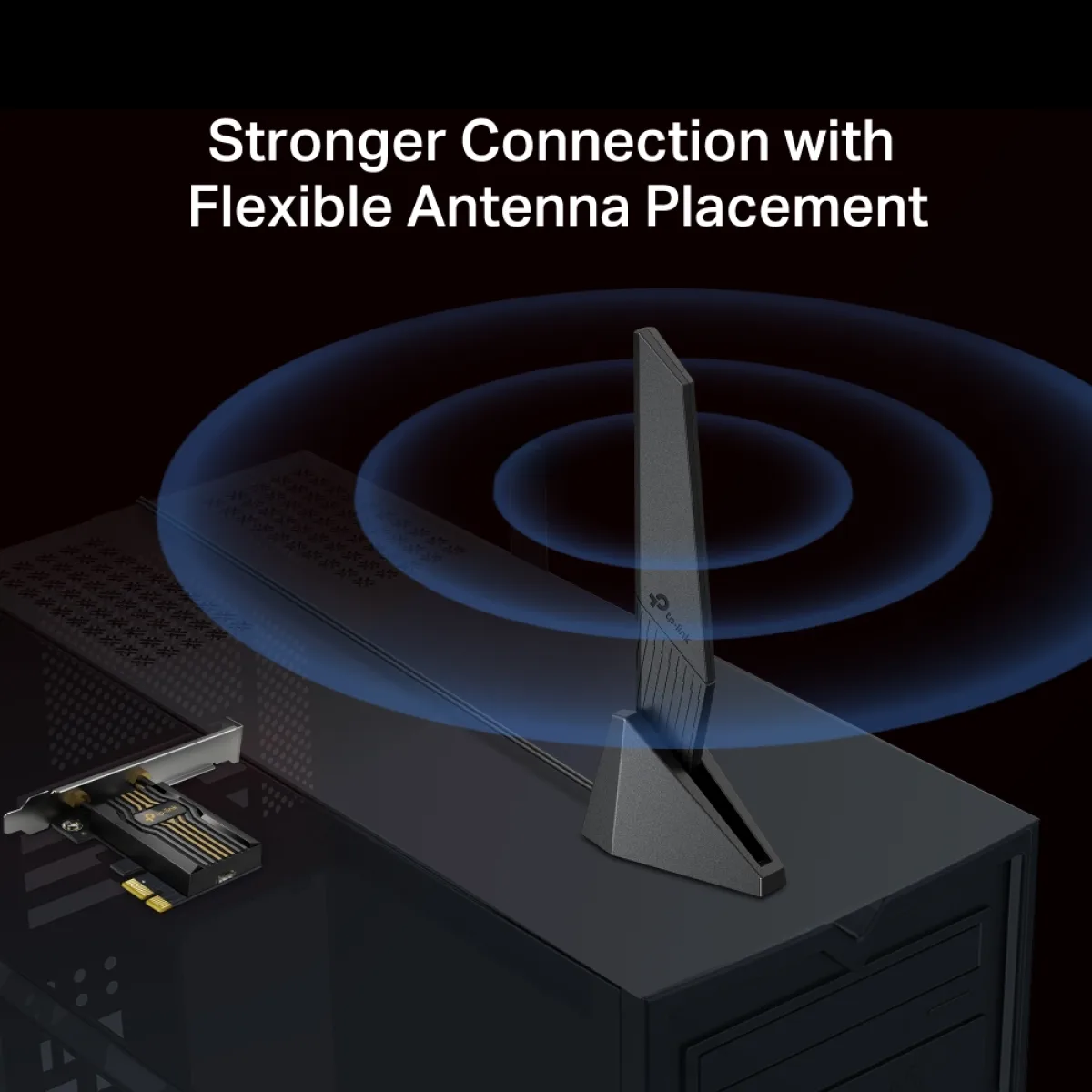 TP-Link Archer TBE553E / BE9300 Трёхдиапазонный PCIe-адаптер Wi-Fi 7 и Bluetooth 5.4