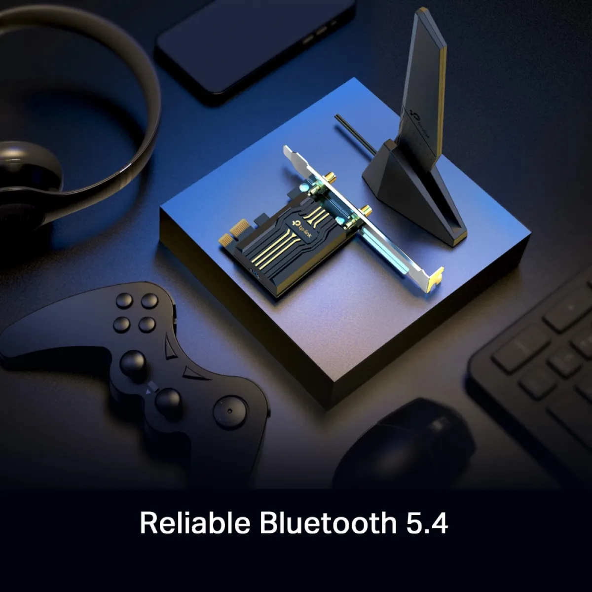 TP-Link Archer TBE553E / BE9300 Трёхдиапазонный PCIe-адаптер Wi-Fi 7 и Bluetooth 5.4