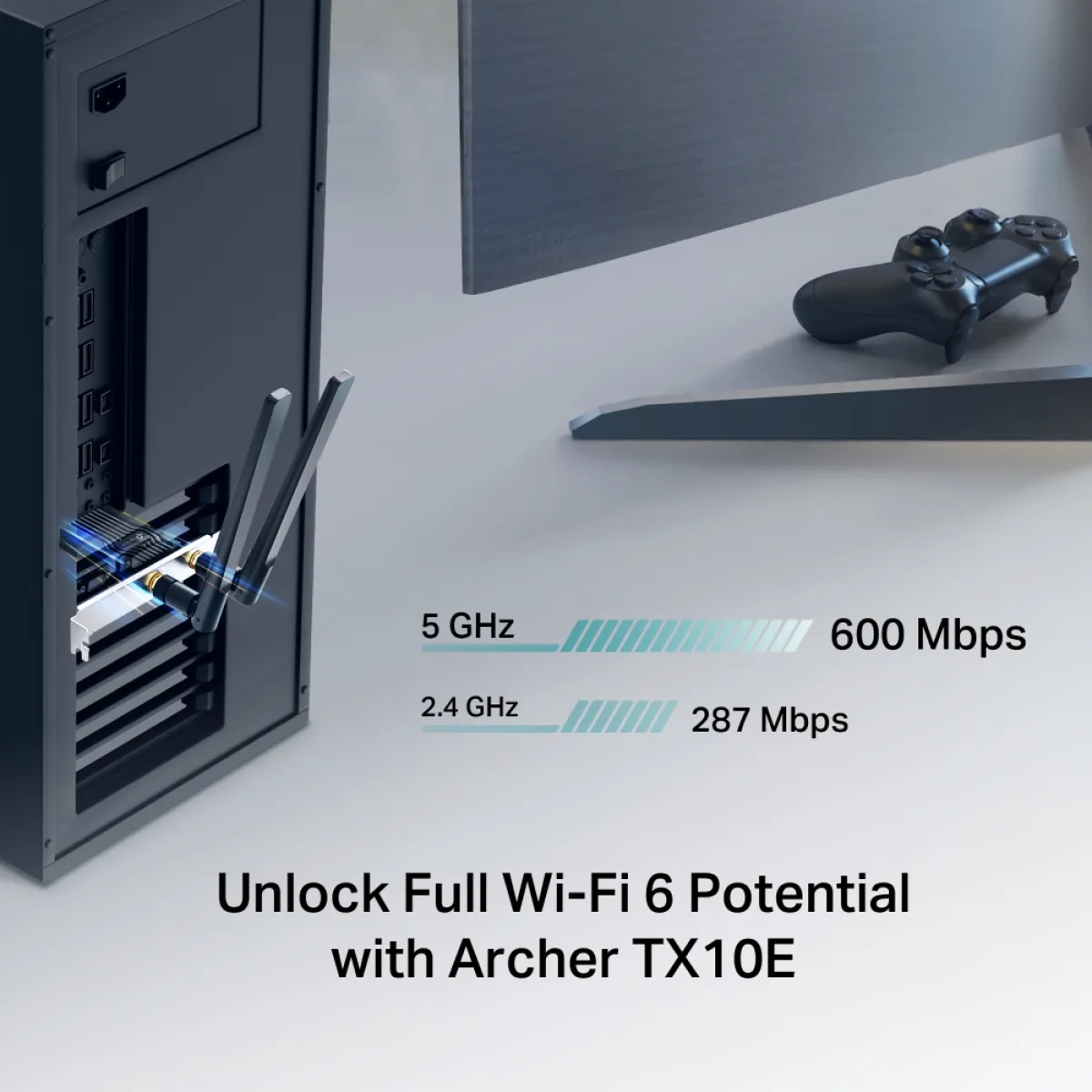 TP-Link Archer TX10E / AX900 PCIe-адаптер Wi-Fi 6 и Bluetooth 5.3