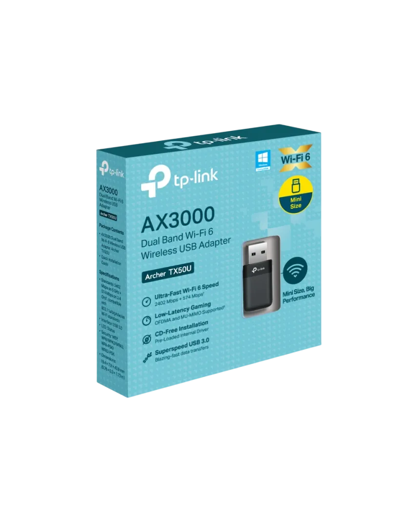 TP-Link Archer TX50U / AX3000 USB-адаптер Wi-Fi 6