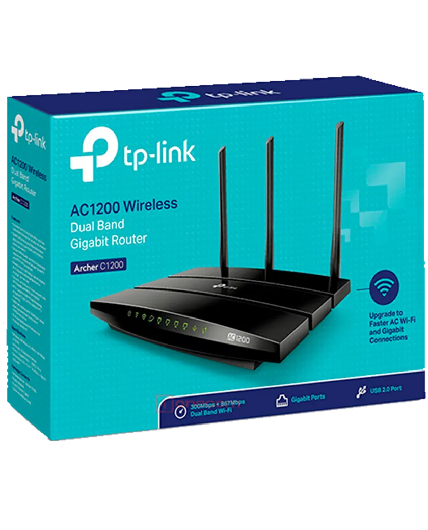 TP-Link Archer C1200 / AC1200 Беспроводной двухдиапазонный гигабитный маршрутизатор с USB-портом