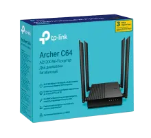 TP-link Archer C64 / AC1200 Беспроводной двухдиапазонный гигабиный MU-MIMO маршрутизатор