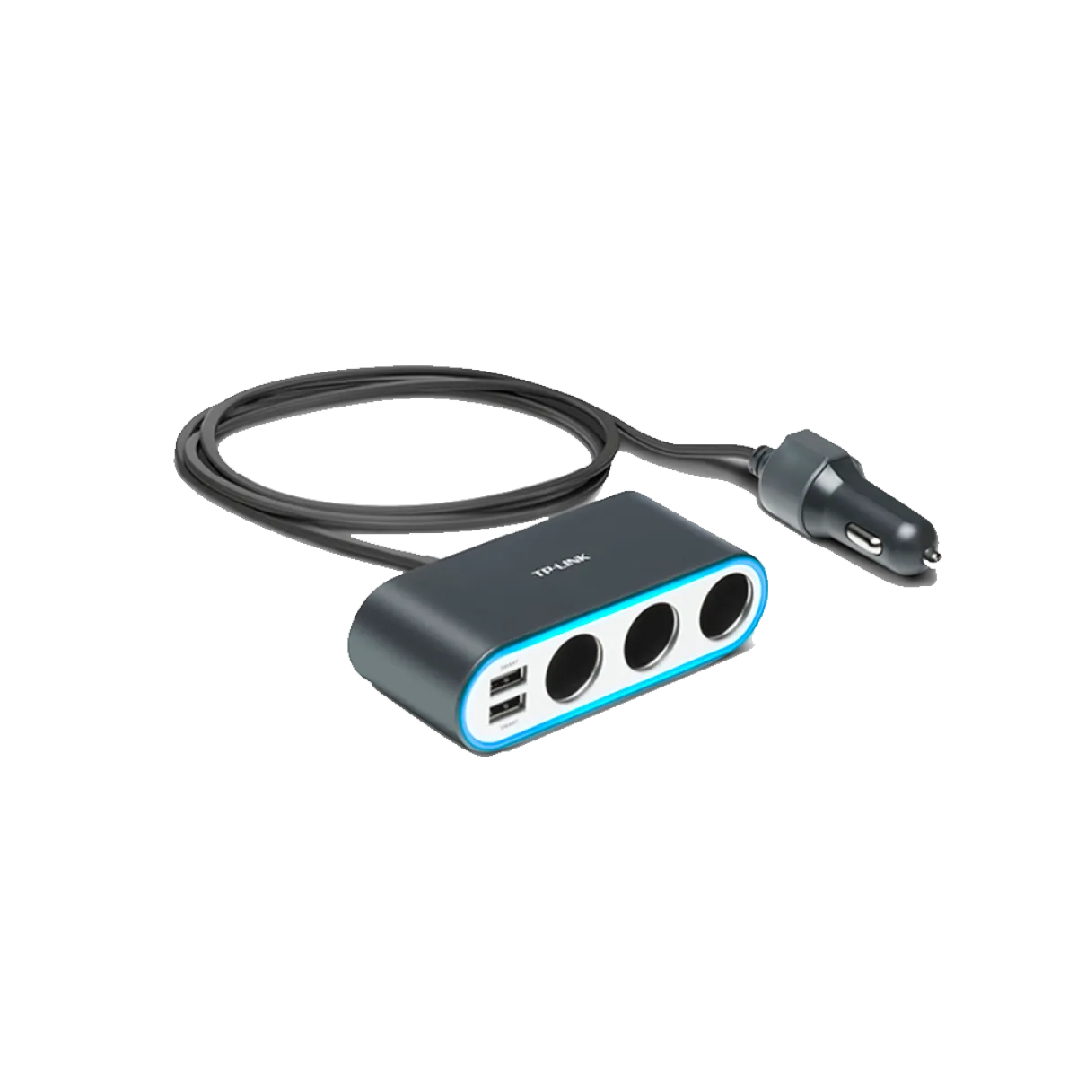 TP-Link CP250 / 3-портовый адаптер питания для прикуривателя с 2-портовым USB-зарядным устройством