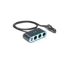 TP-Link CP250 / 3-портовый адаптер питания для прикуривателя с 2-портовым USB-зарядным устройством