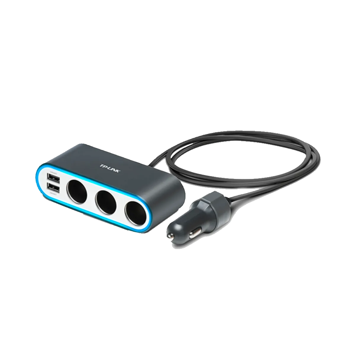 TP-Link CP250 / 3-портовый адаптер питания для прикуривателя с 2-портовым USB-зарядным устройством