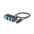 TP-Link CP250 / 3-портовый адаптер питания для прикуривателя с 2-портовым USB-зарядным устройством