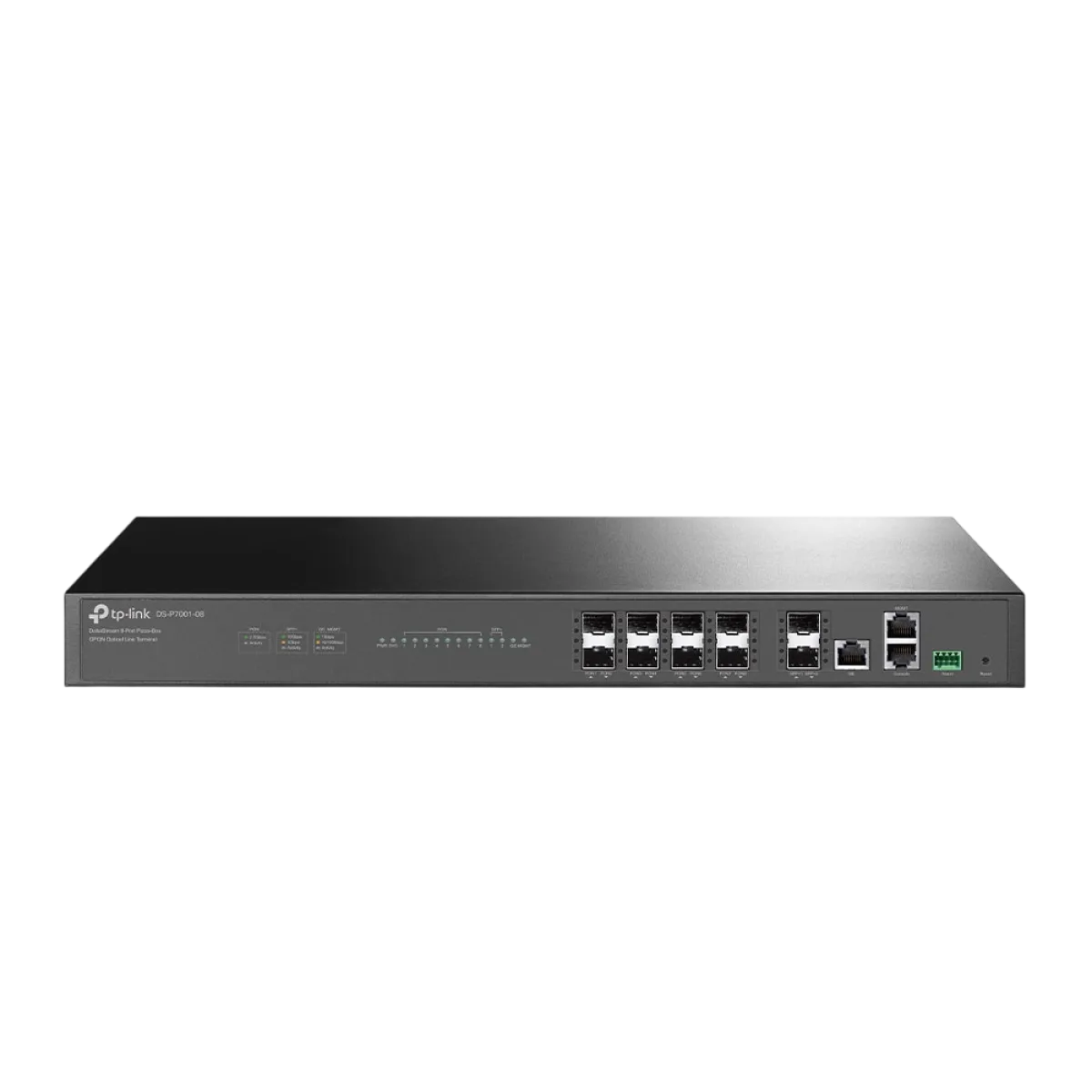 TP-Link DS-P7001-08 / 8-портовый GPON OLT DeltaStream с 2 портами 10G SFP+ Uplink