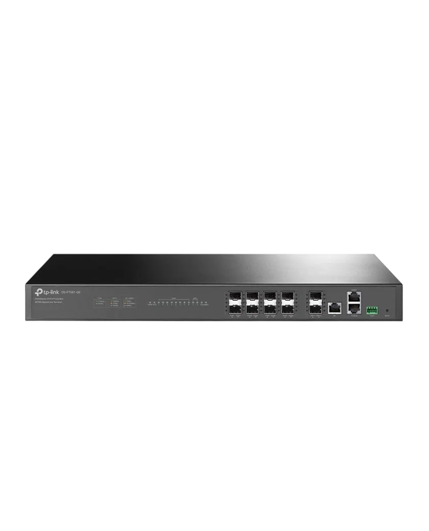 TP-Link DS-P7001-08 / 8-портовый GPON OLT DeltaStream с 2 портами 10G SFP+ Uplink