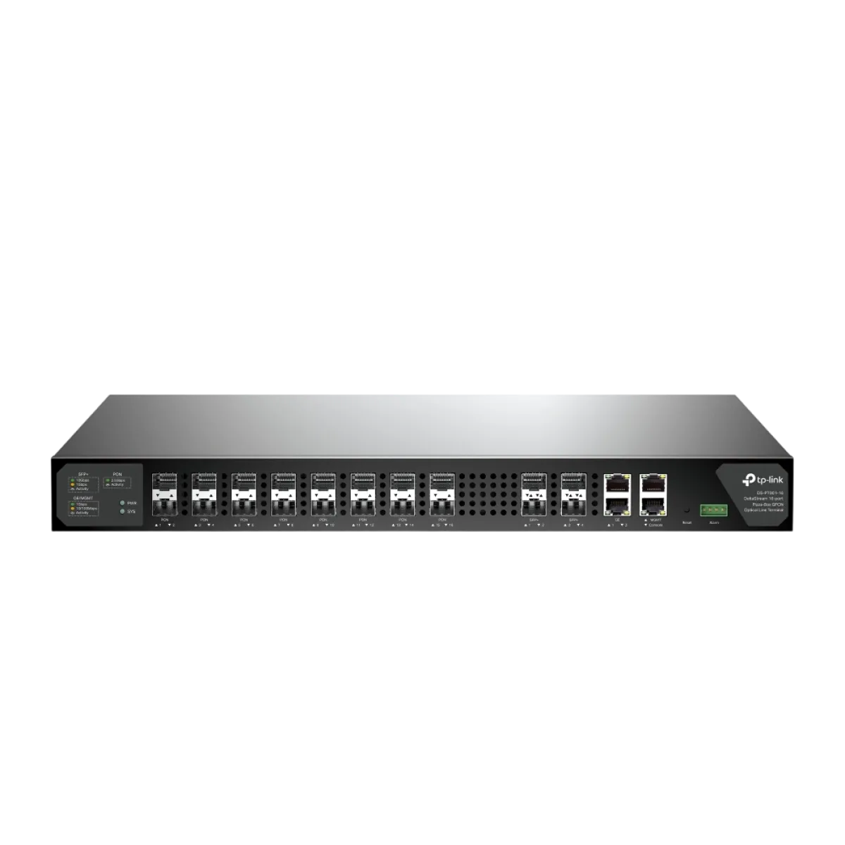 TP-Link DS-P7001-16 / 16-портовый GPON OLT DeltaStream с 4 портами 10G SFP+ Uplink