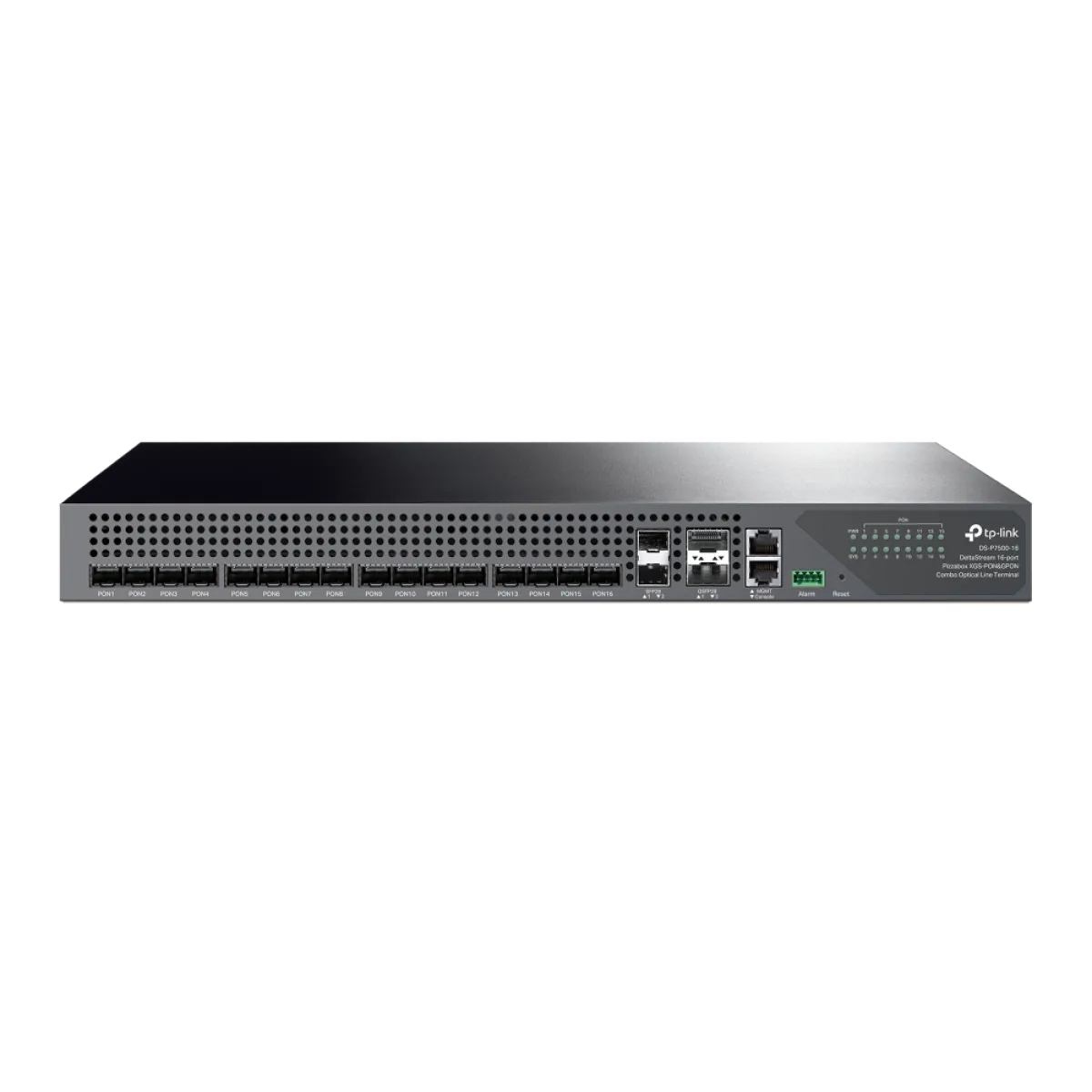 TP-Link DS-P7500-16 / 16-портовый комбинированный XGS-PON/GPON OLT с 2×100G QSFP28 и 2×25G SFP28 Uplink