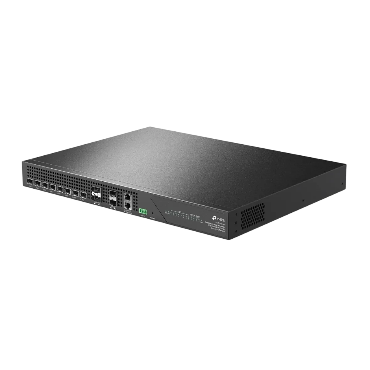 TP-Link DS-P7501-08 / 8-портовый комбинированный XGS-PON/GPON OLT с 2×100G QSFP28 и 2×25G SFP28 Uplink