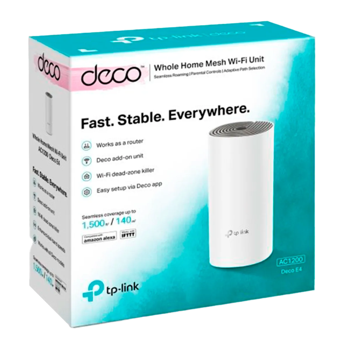 TP-Link Deco E4 (1-Pack) / AC1200 Mesh-система Wi-Fi 5