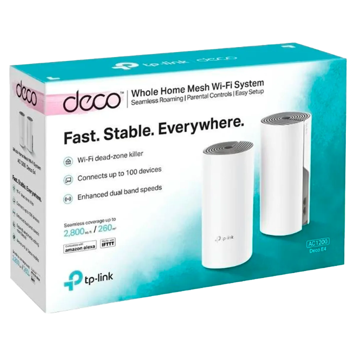 TP-Link Deco E4 (2-Pack) / AC1200 Mesh-система Wi-Fi 5