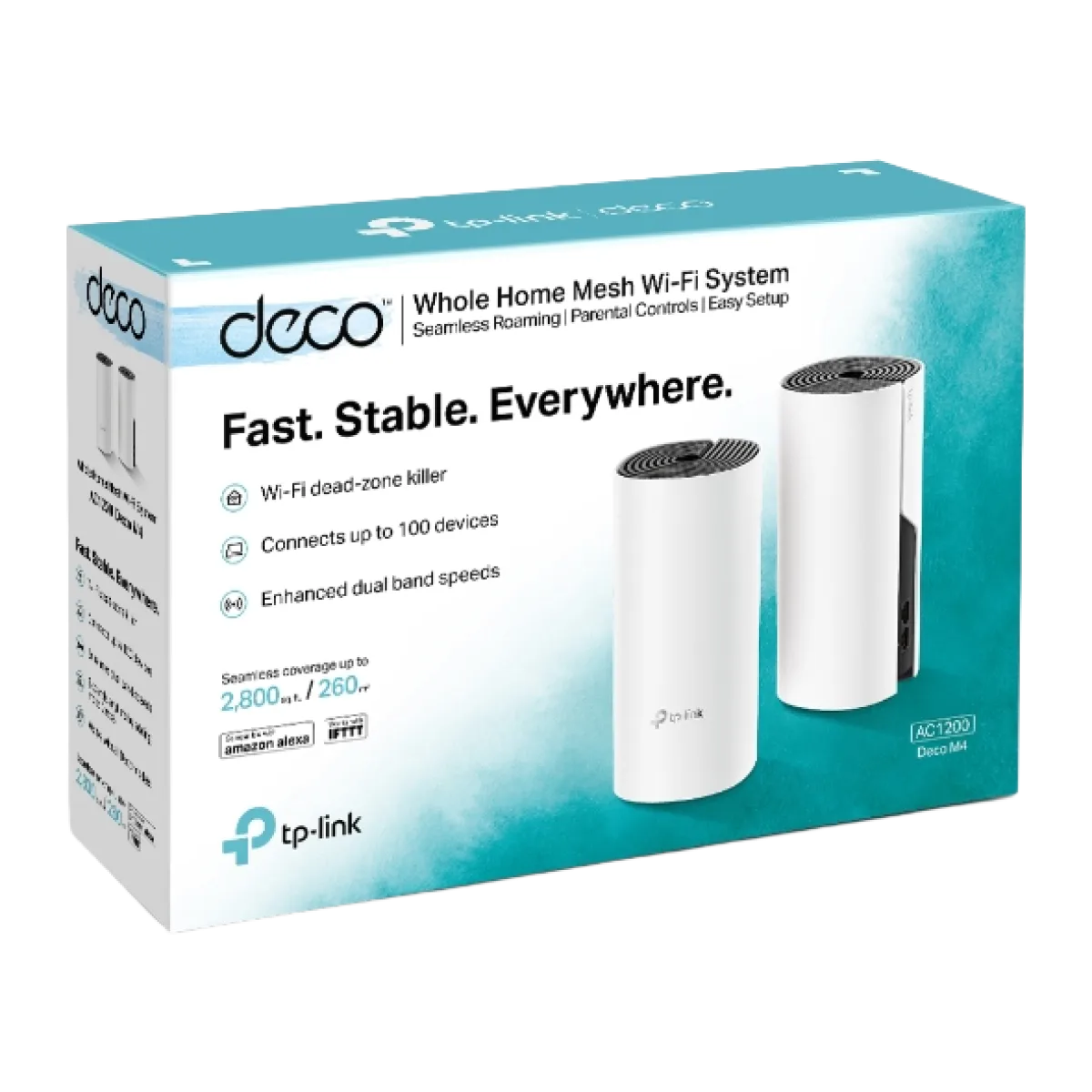TP-Link Deco M4 (2-Pack) / AC1200 Mesh-система Wi-Fi 5