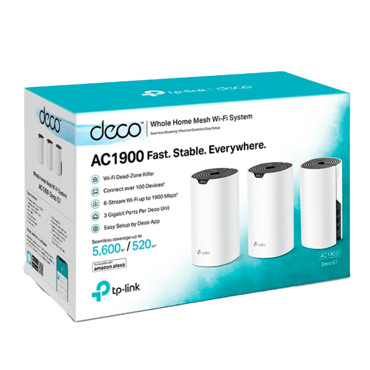 TP-Link Deco S7 (3-Pack) / AC1900 Mesh-система Wi-Fi 5