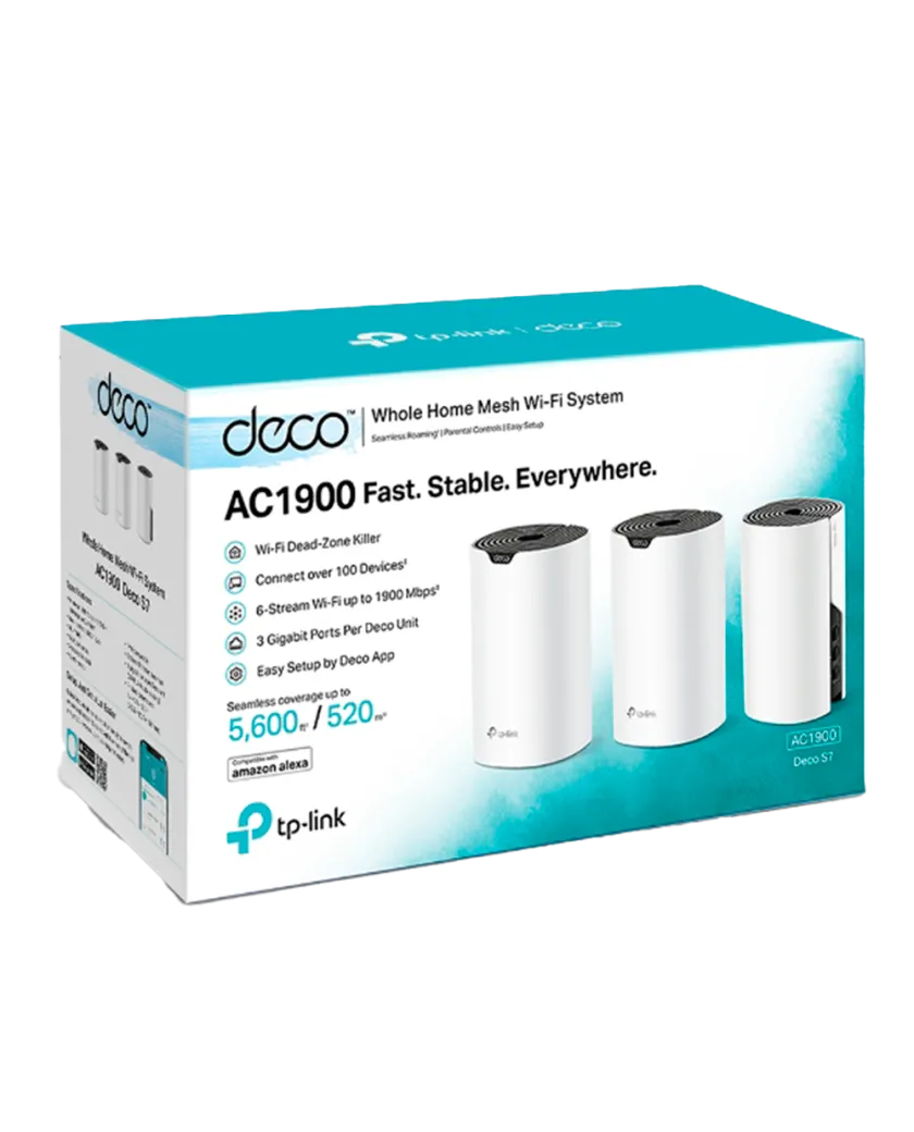 TP-Link Deco S7 (3-Pack) / AC1900 Mesh-система Wi-Fi 5