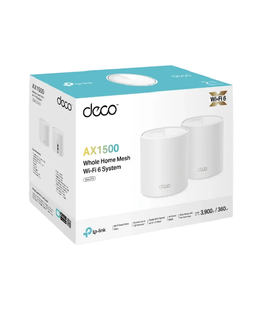 TP-Link Deco X10 (2-Pack) / AX1500 Mesh-система Wi-Fi 6