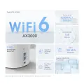 TP-Link Deco X50 Pro (2-Pack) / AX3000 Двухдиапазонная Mesh-система Wi-Fi 6 с портами 2,5 Гбит/с