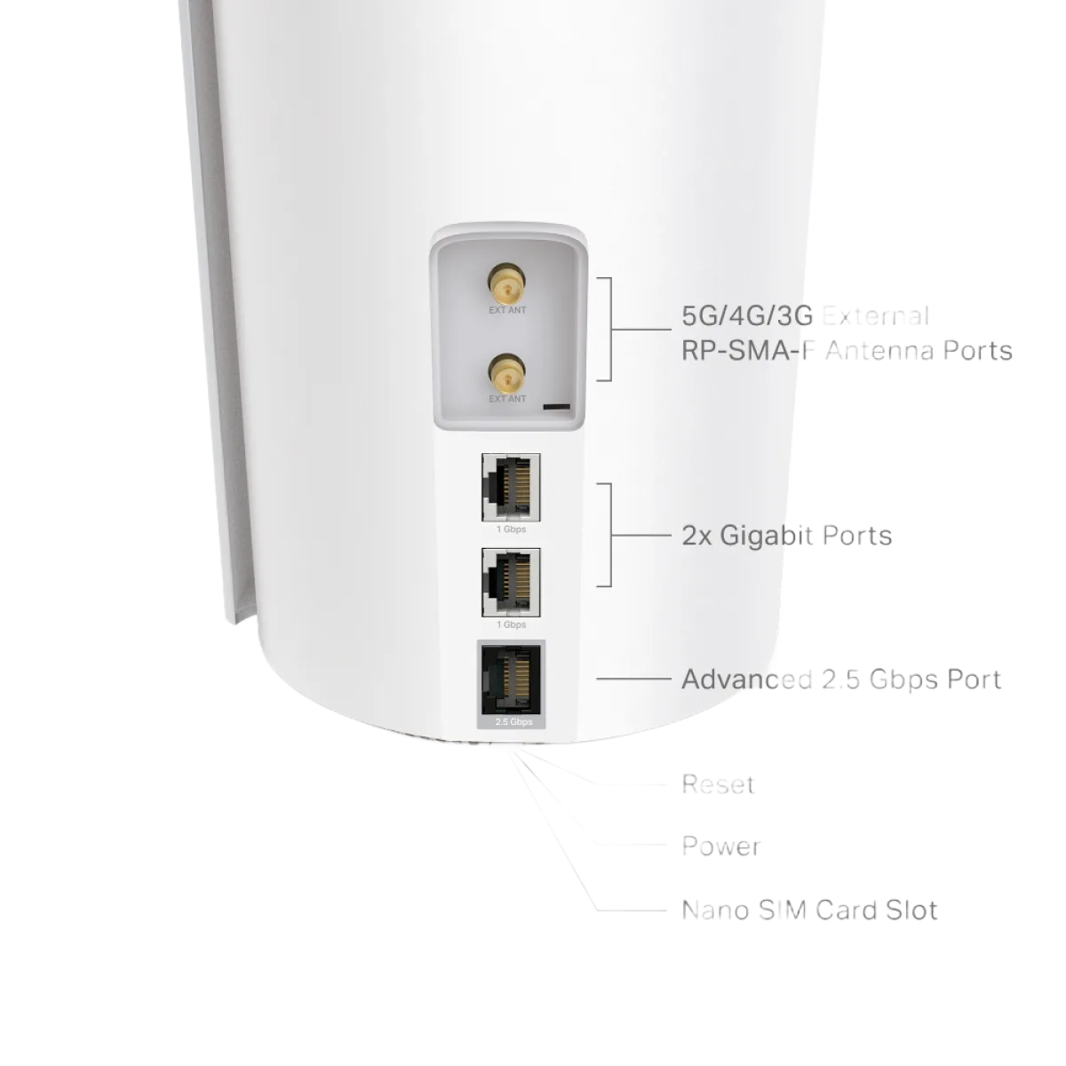 TP-Link Deco X50-5G (1-pack) / AX3000 Mesh-система Wi-Fi 6 с 5G модемом