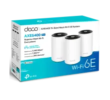 TP-Link Deco XE75 Pro (3-Pack) / AXE5400 Трехдиапазонная Mesh-система Wi-Fi 6E