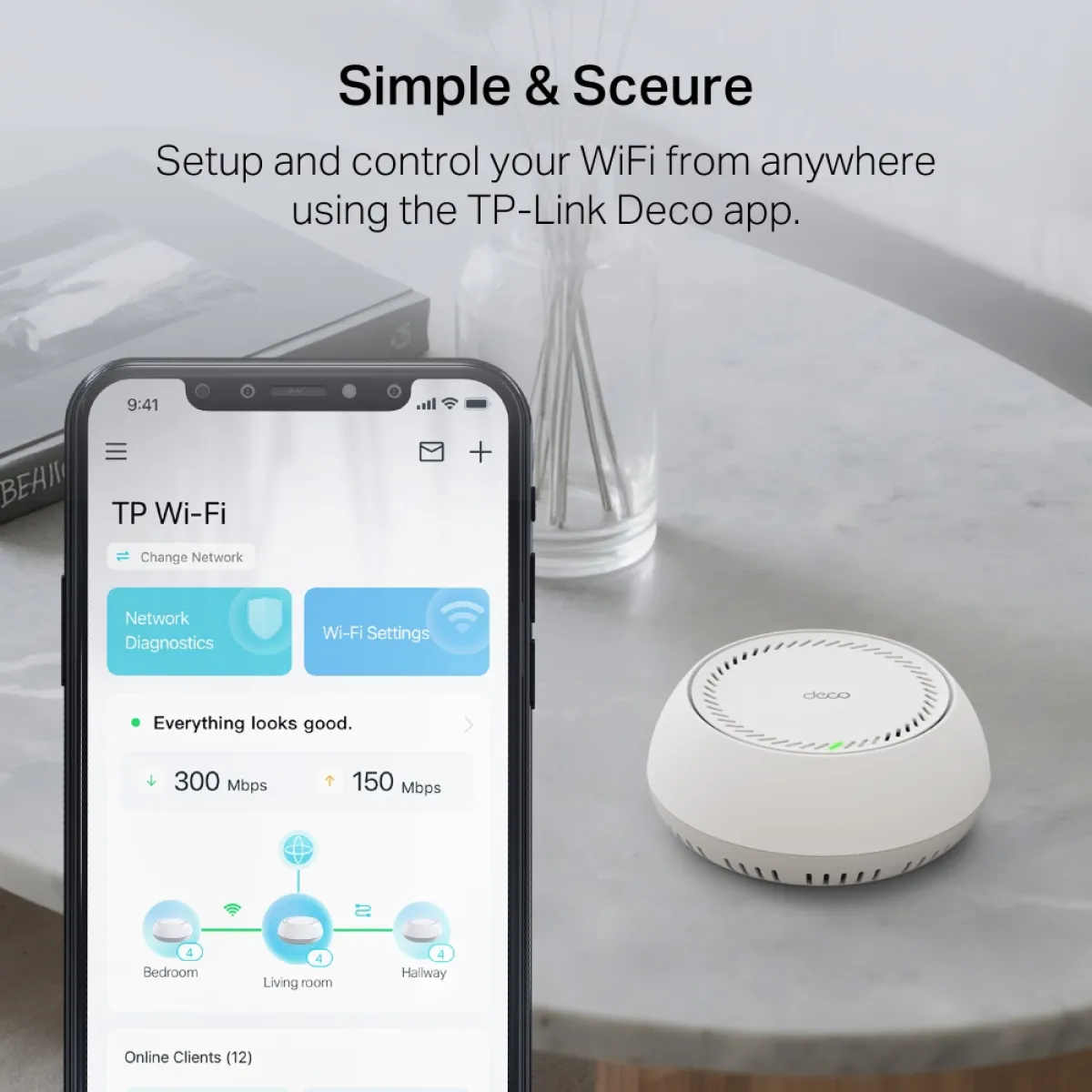 TP-Link Deco BE65 Pro (1-Pack) / BE9300 Модуль трёхдиапазонной Mesh-системы Wi-Fi 7