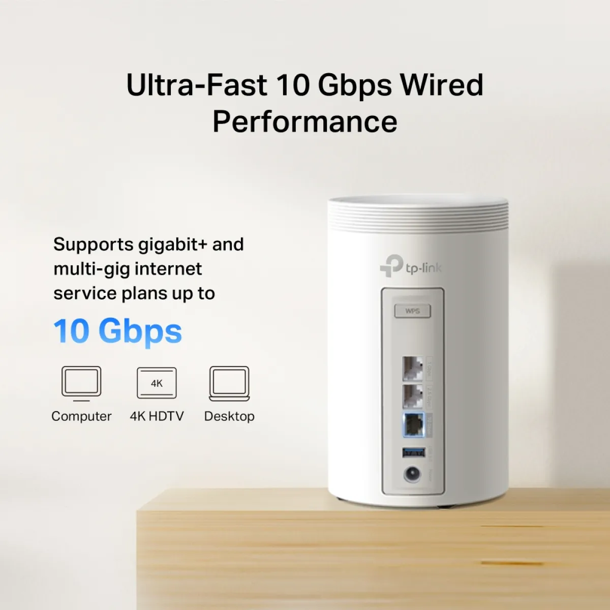 TP-Link Deco BE68 (3-Pack) / BE14000 Трёхдиапазонная Mesh-система Wi-Fi 7