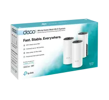 TP-Link Deco M4 (3-Pack) / AC1200 Домашняя Mesh-система Wi-Fi из трёх модулей