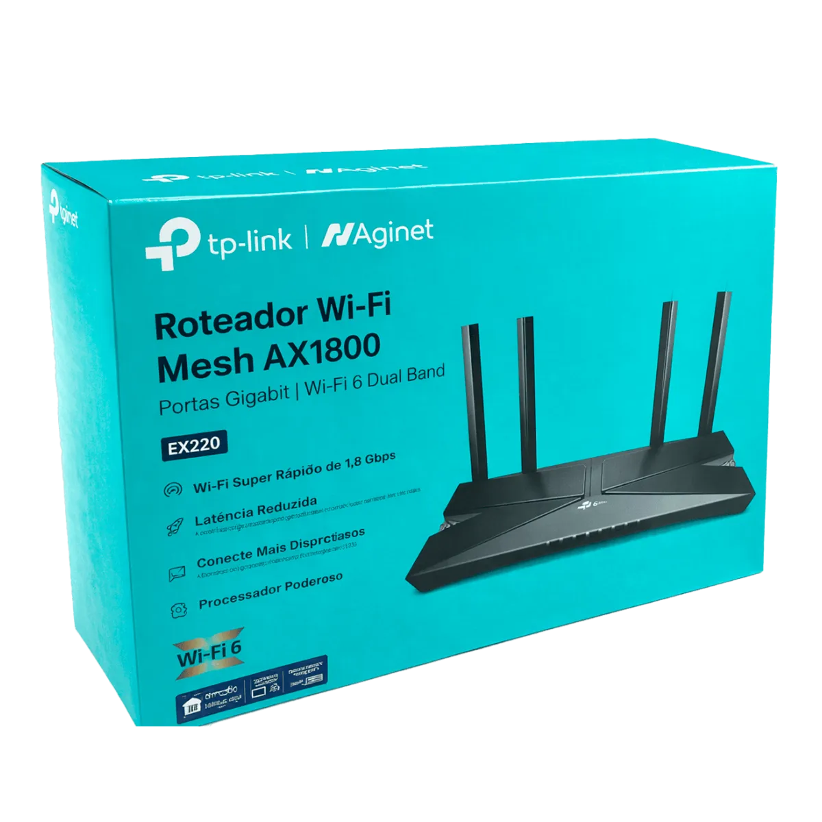 TP-Link EX220 / AX1800 Двухдиапазонный Wi-Fi 6 роутер