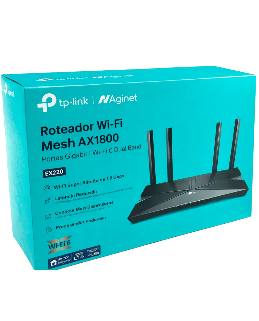 TP-Link EX220 / AX1800 Двухдиапазонный Wi-Fi 6 роутер