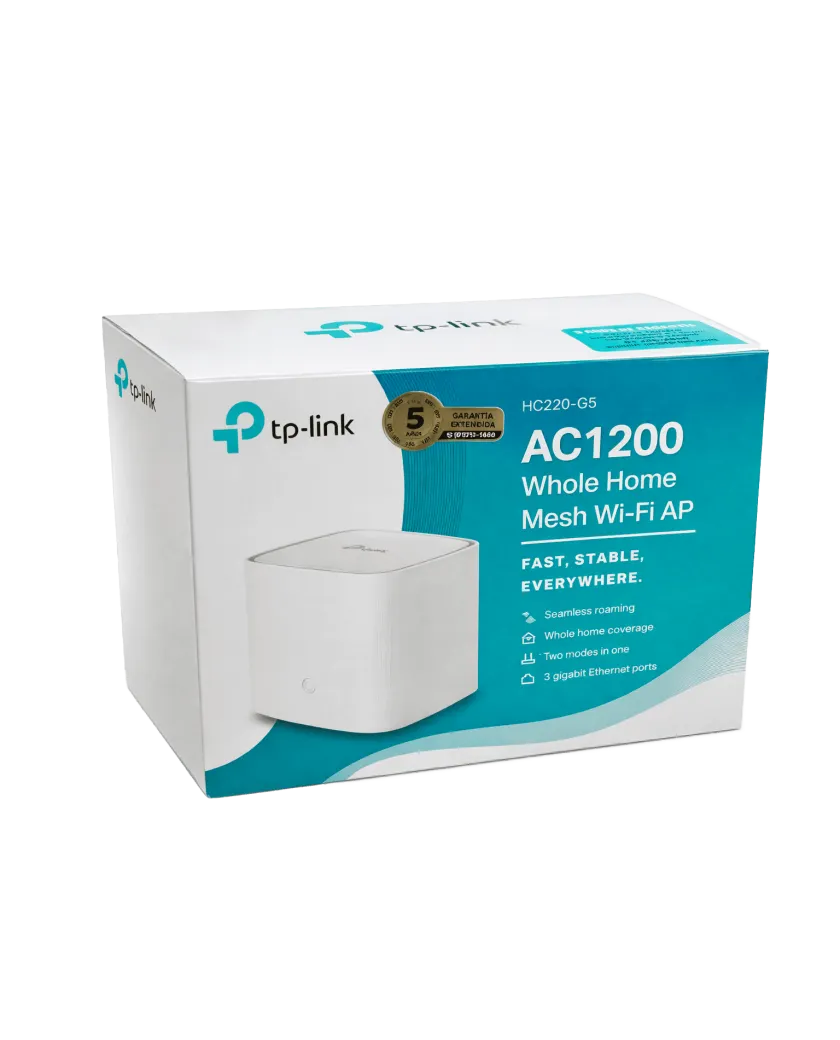 TP-Link HC220-G5 (1-Pack) / AC1200 Гигабитная Mesh-система Wi-Fi
