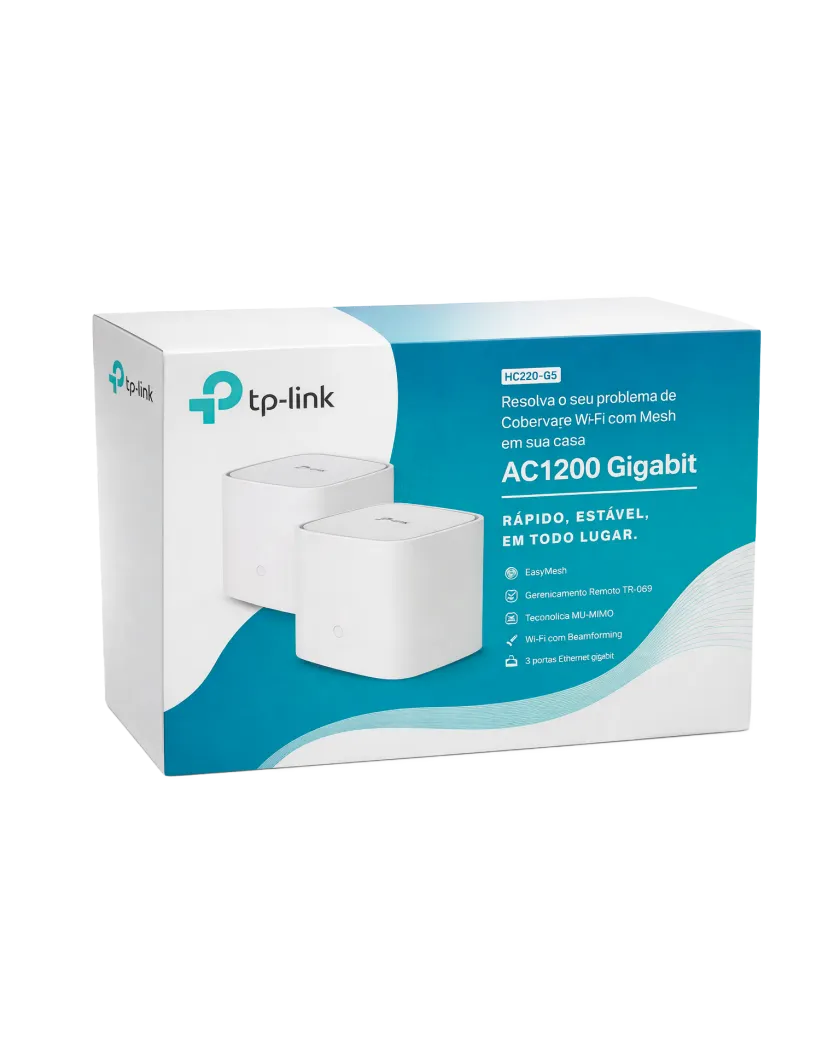 TP-Link HC220-G5 (2-Pack) / AC1200 Гигабитная Mesh-система Wi-Fi
